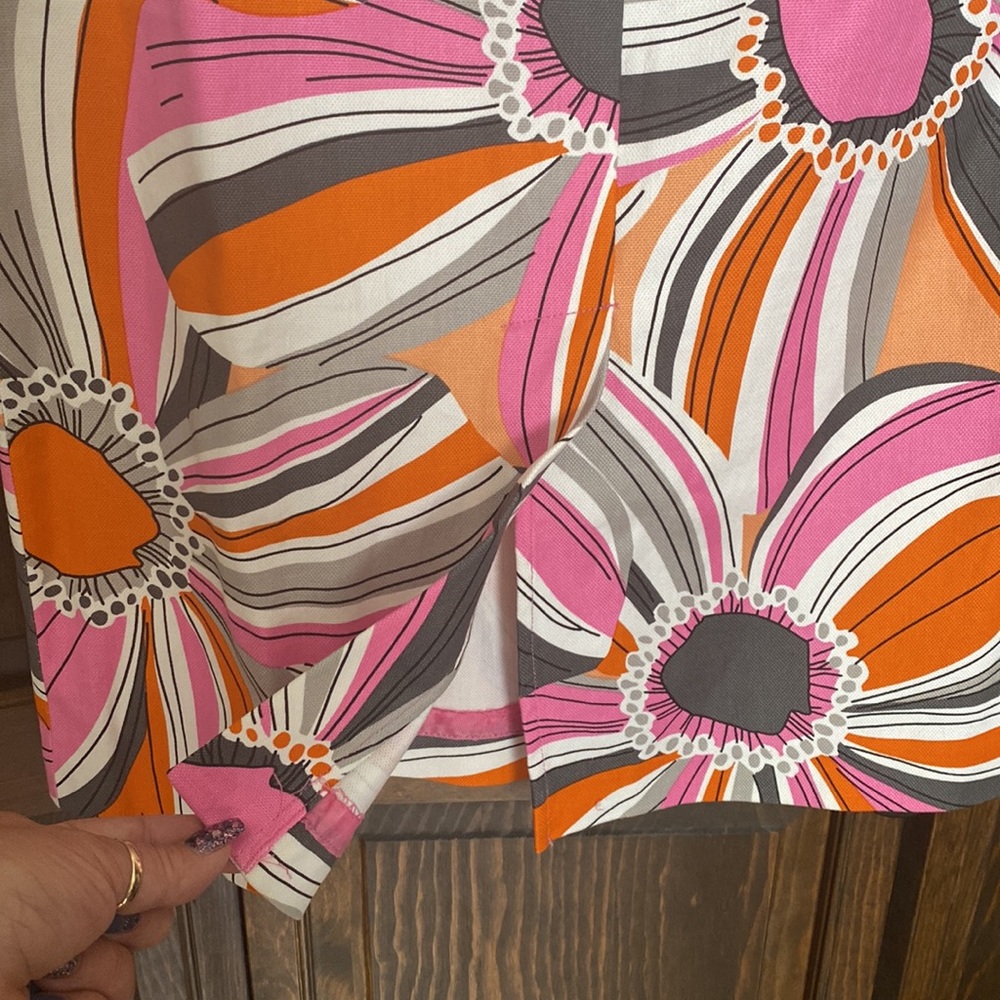 (A) Ideology VIBRANT pink gray orange white skirt, sz 4, EUC - Picture 11 of 11